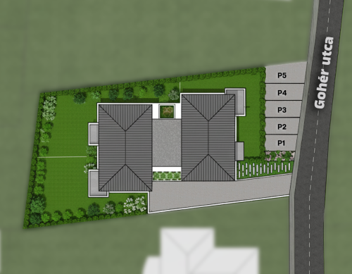 Debrecen, Gohér u. 30. - Helyszínrajz